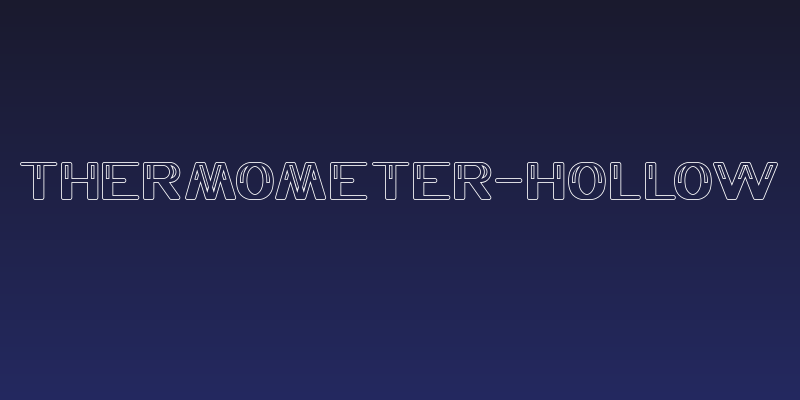 Thermometer-Hollow Social Header