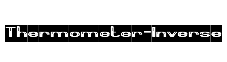 Thermometer-Inverse  Free Fonts Download
