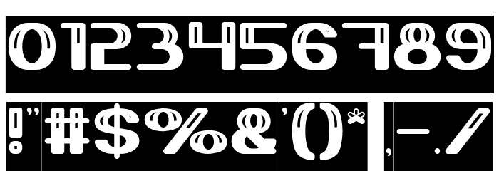 Thermometer-Inverse Font OTHER CHARS