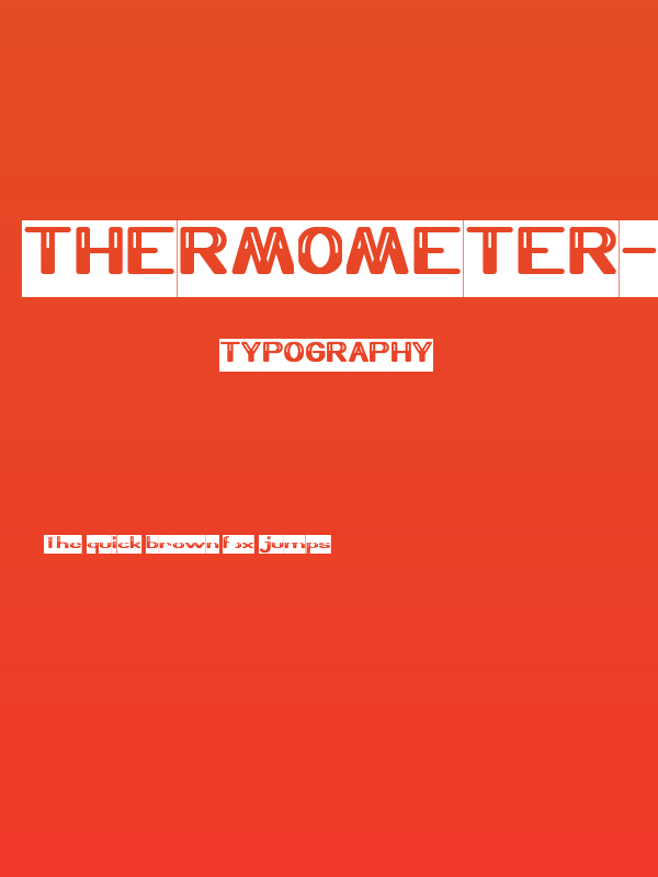 Thermometer-Inverse Poster
