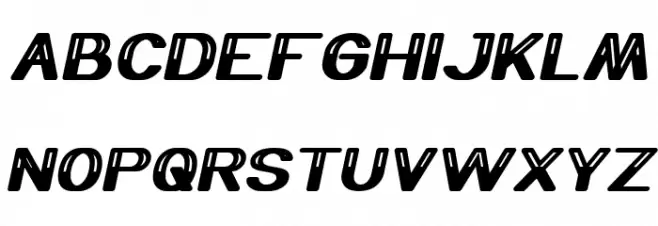 Thermometer Italic Fonte MAIÚSCULAS