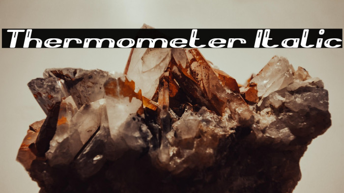 Thermometer Italic Example 3