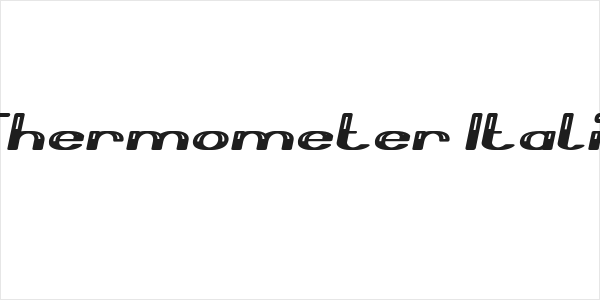Thermometer Italic Logo