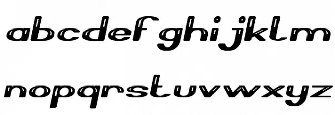 Thermometer Italic Font LOWERCASE