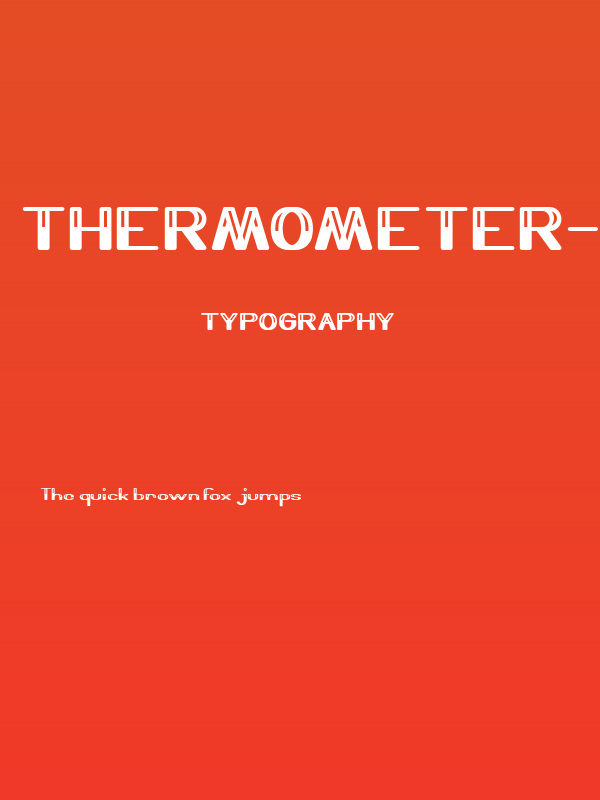 Thermometer-Light Poster