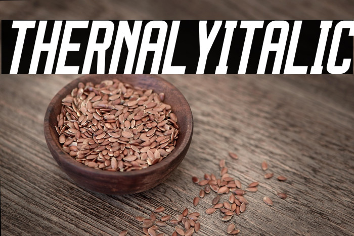 Thernaly Italic Example 1