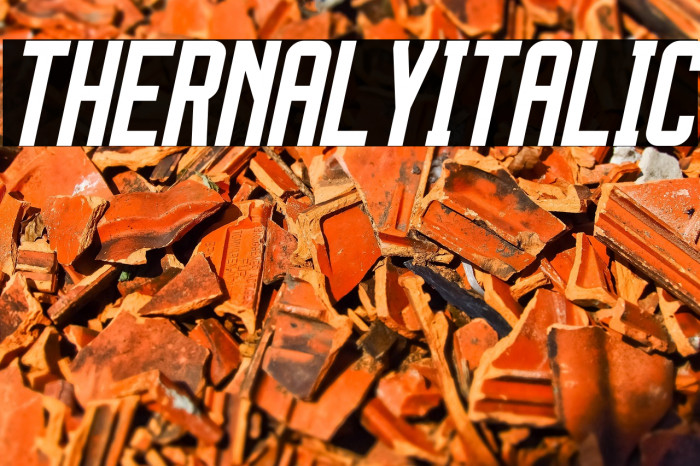 Thernaly Italic Example 2