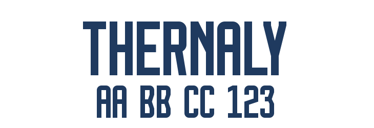 Thernaly Font Preview