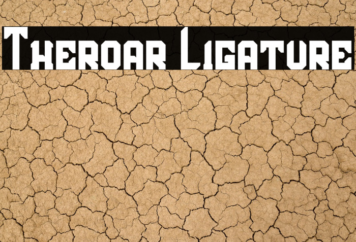 Theroar Ligature Example 3