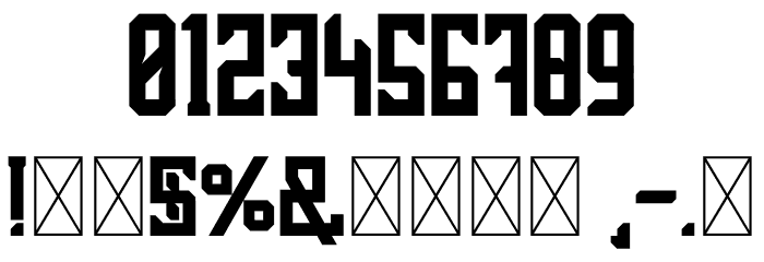 Theroar Font OTHER CHARS