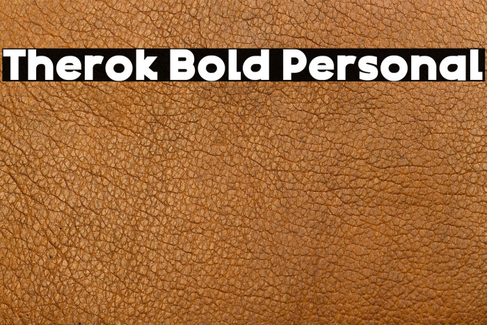 Therok Bold Personal Example 2