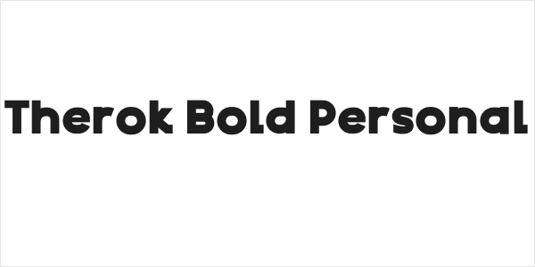 Therok Bold Personal Logo