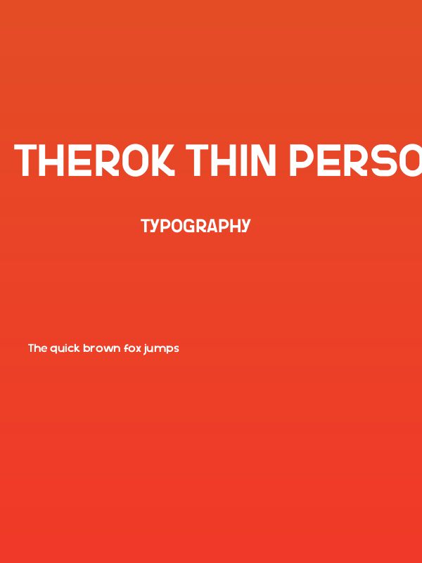 Therok Thin Personal Poster