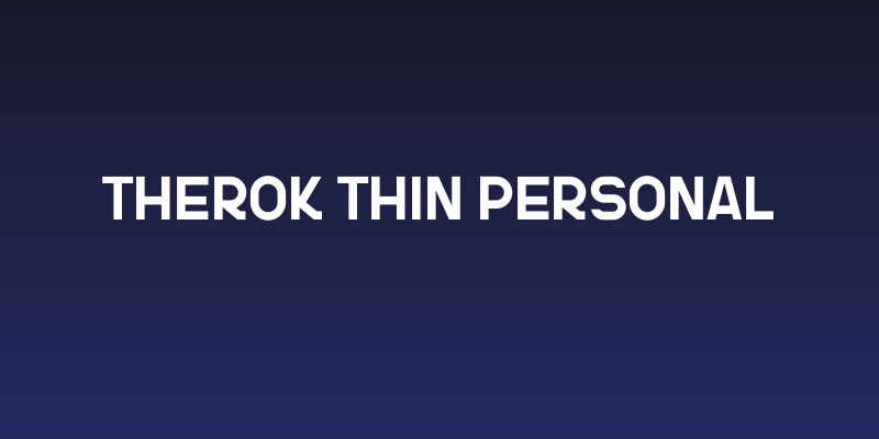Therok Thin Personal Social Header