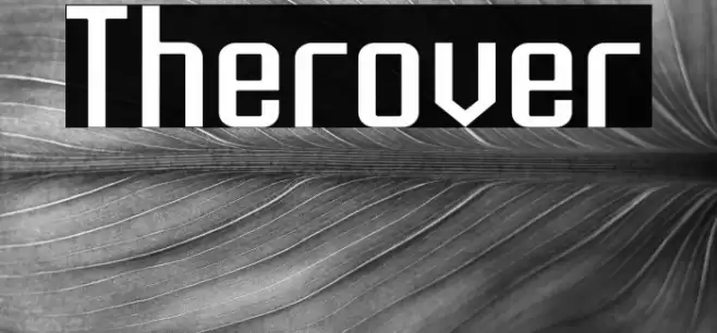 Therover Font examples
