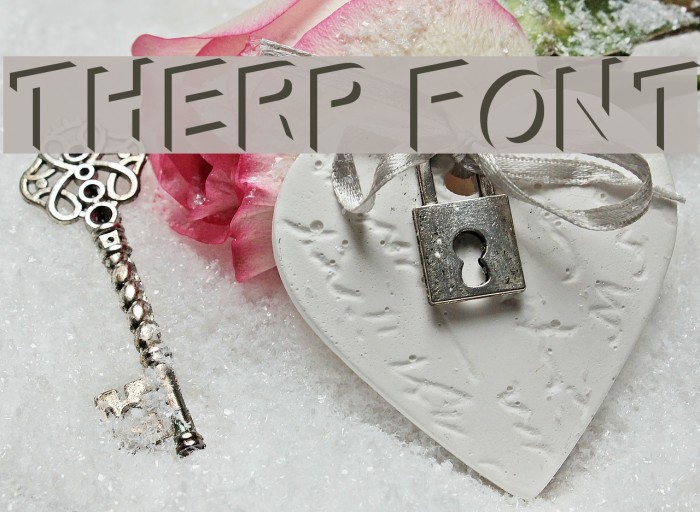 Therp Font examples