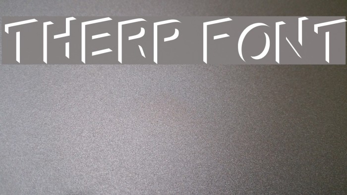 Therp Font examples