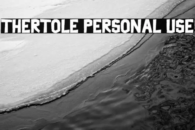 Thertole Personal Use Font examples