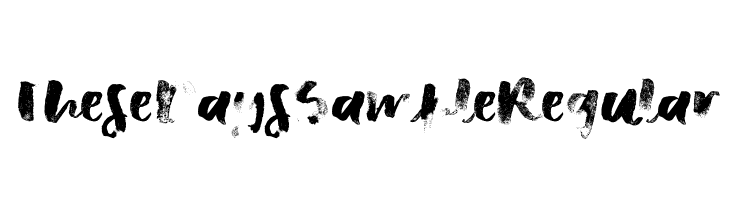 These Days Sample Regular  لخطوط تنزيل