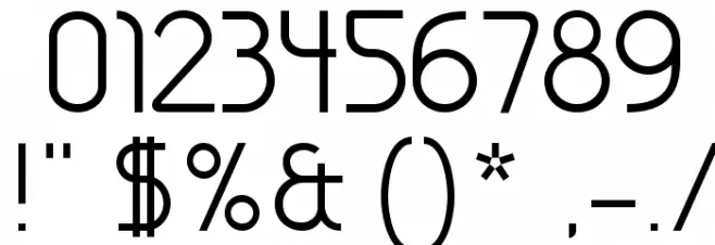 Thesis-Regular Font OTHER CHARS