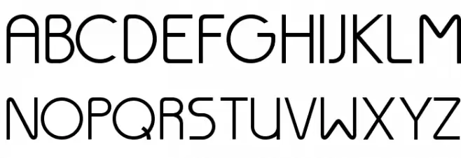 Thesis-Regular Шрифта ВЕРХНИЙ