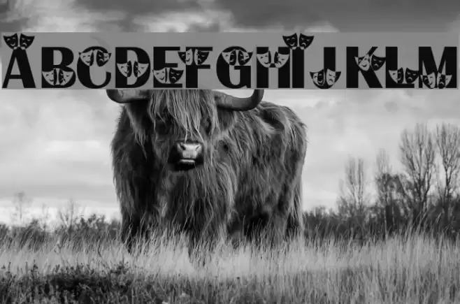 Thespian Font examples