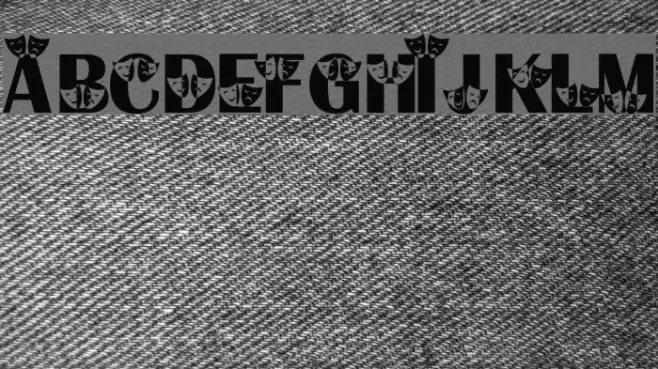 Thespian Font examples