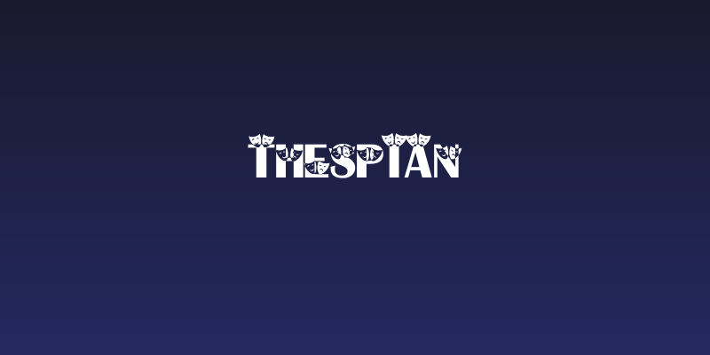 Thespian Social Header