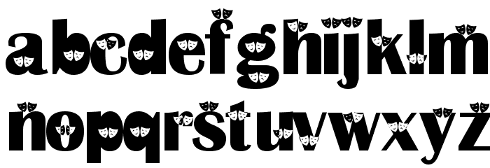 Thespian Font LOWERCASE