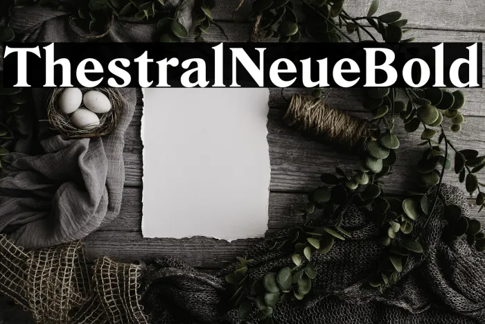 Thestral Neue Bold Example 2