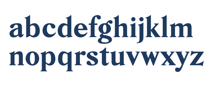 Thestral Neue Bold Lowercase