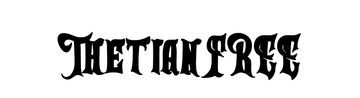 ThetianFREE  baixar fontes gratis