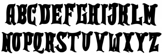 ThetianFREE फ़ॉन्ट लोअरकेस