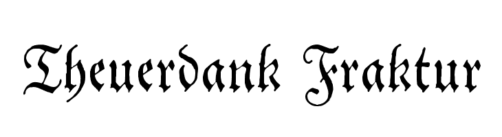 Theuerdank Fraktur Font