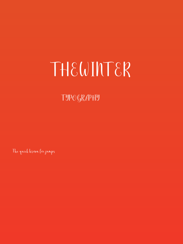 Thewinter Poster