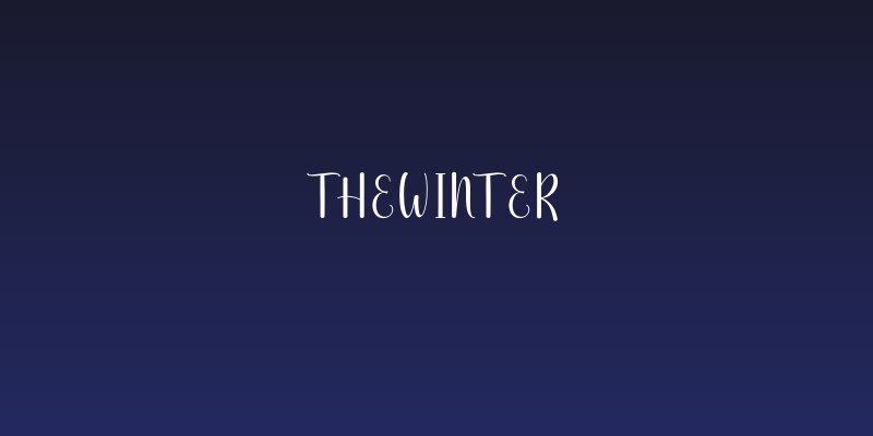 Thewinter Social Header