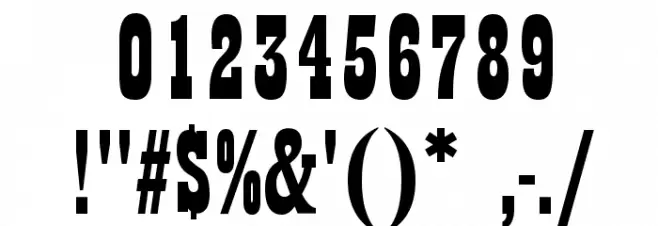 They Killed Kenny! Font OTHER CHARS