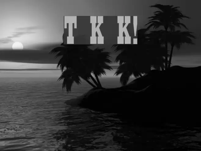 They Killed Kenny! Font examples