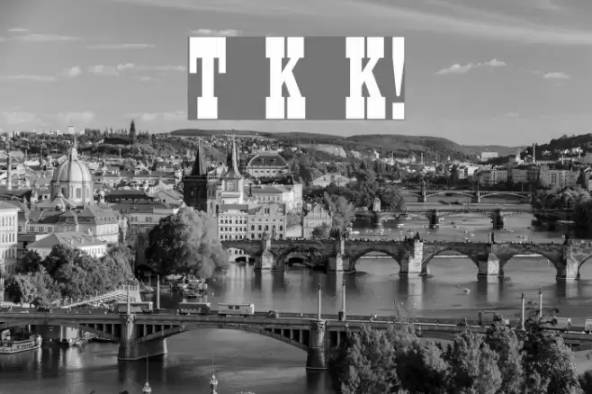 They Killed Kenny! Font examples