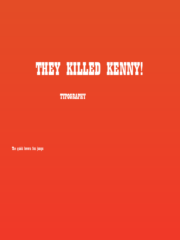They Killed Kenny! Poster