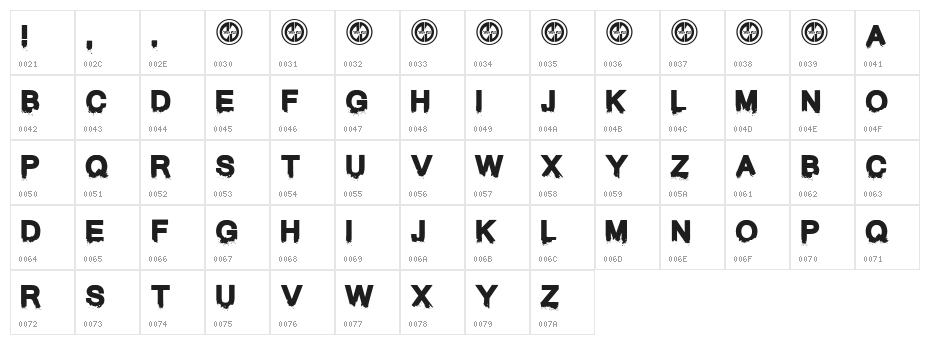 They Perished Character Map