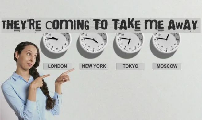 They're coming to take me away Example 3