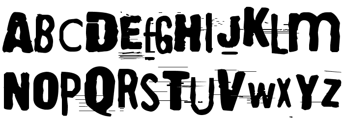 They're coming to take me away Font LOWERCASE