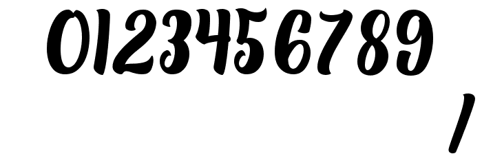 Theyriad Script Personal Use Font OTHER CHARS