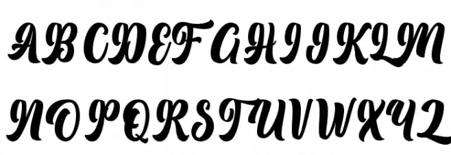 Theyriad Script Personal Use خط أحرف كبيرة