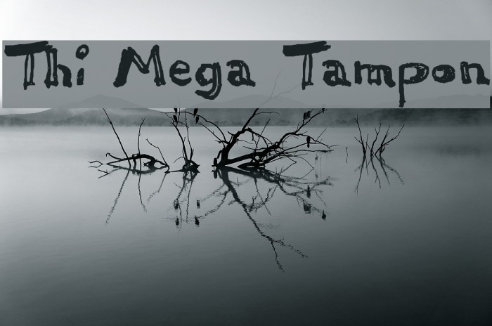 Thi Mega Tampon फ़ॉन्ट examples