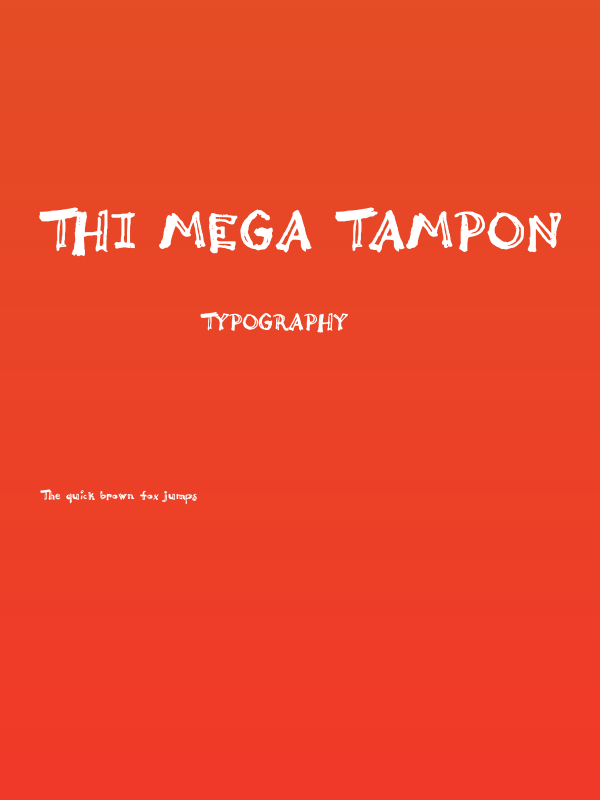 Thi Mega Tampon Poster