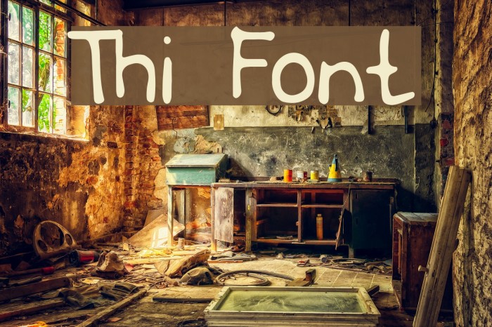 Thi Font examples