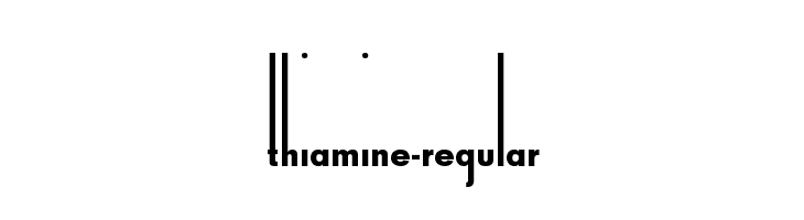Thiamine-Regular  免费字体下载
