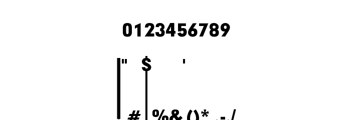 Thiamine-Regular Font OTHER CHARS